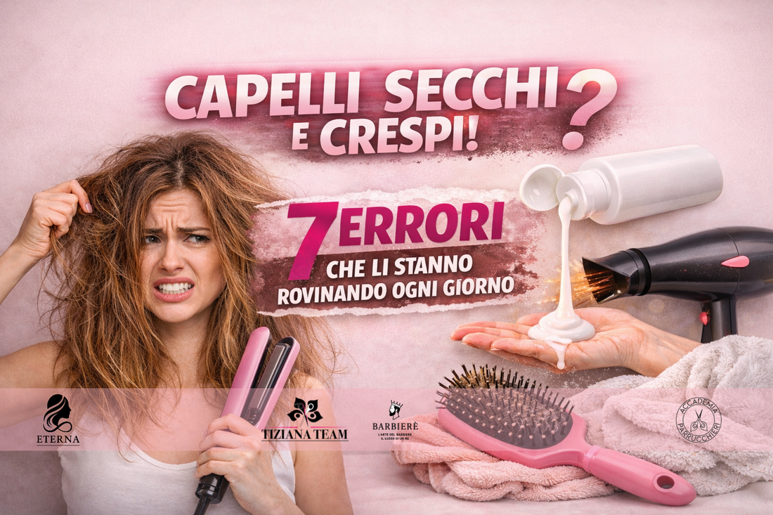 Capelli secchi e crespi? 7 errori che li stanno rovinando ogni giorno
